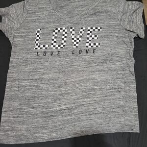 Reflex Gray LOVE Graphic Tee